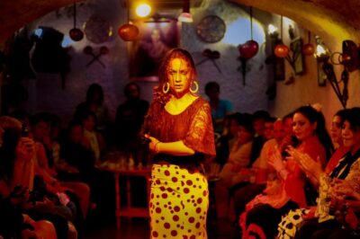 Flamenco Show: Zambra in Cuevas del Sacromonte - The center-circle staging: why your view improves