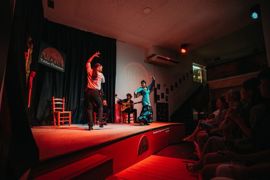 Granada: Flamenco Show in La Alboreá - The 1-Hour Show Flow: Singer, Guitar, and Footwork